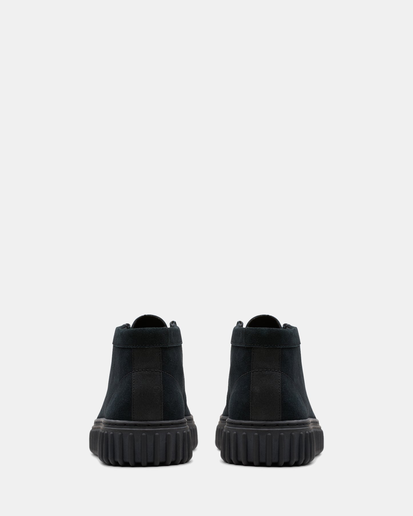 Tor Hill Older Kids Black Suede