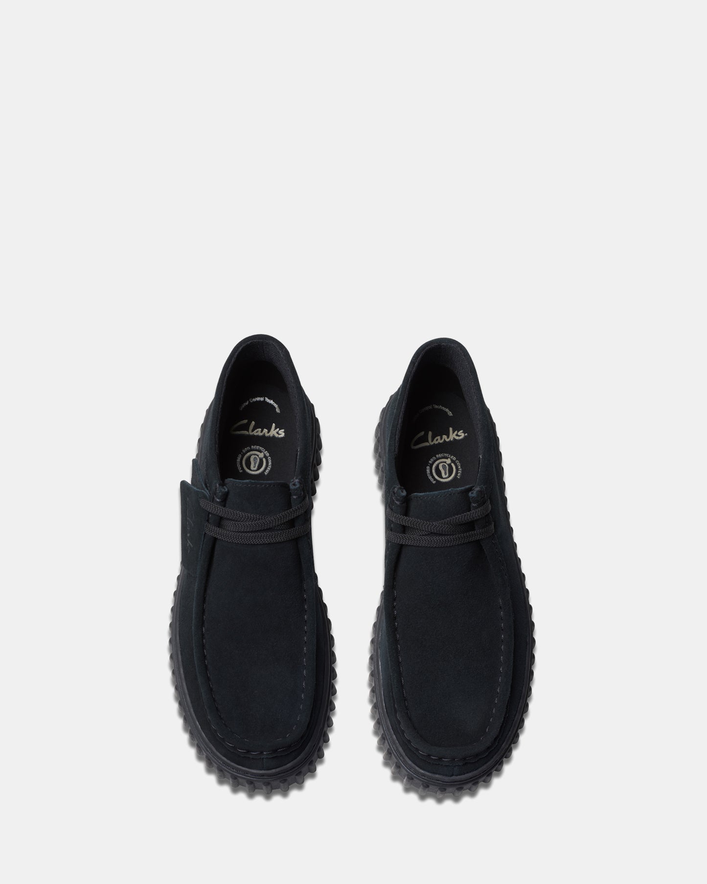Tor Hill Older Kids Black Suede